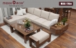 10 mẫu sofa gỗ óc chó chất như nước cất ai nấy đều ưng
