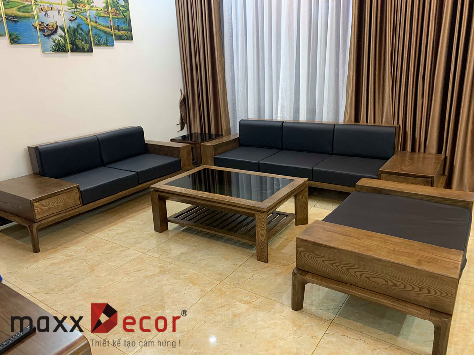 sofa gỗ tự nhiên MDG 139