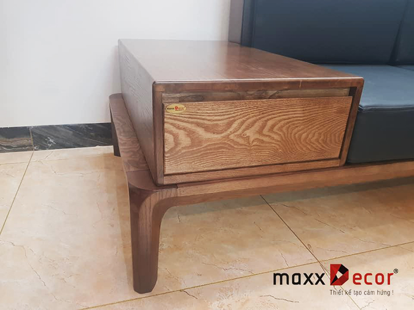 sofa gỗ đẹp cho phòng khách sang trọng