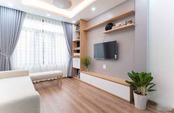 Nội thất nhà phố 5 tầng chi phí hấp dẫn