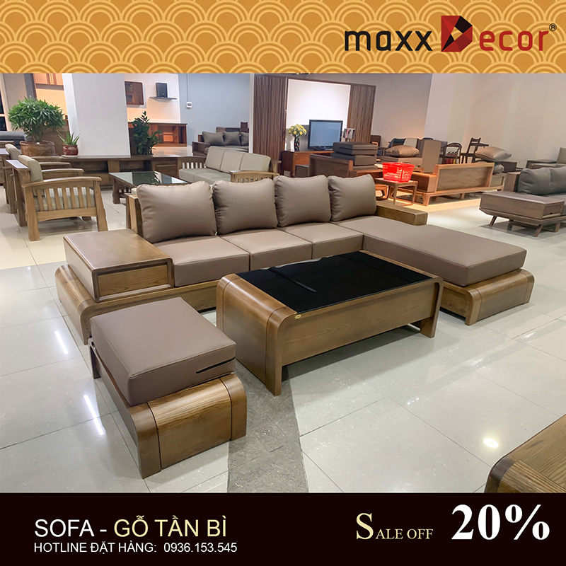 Mua sofa
gỗ dịp cuối năm khuyến mại lên đến 40%