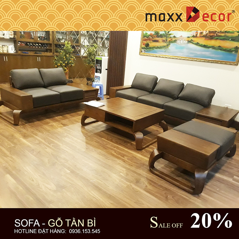 Mua sofa
gỗ dịp cuối năm khuyến mại lên đến 40%