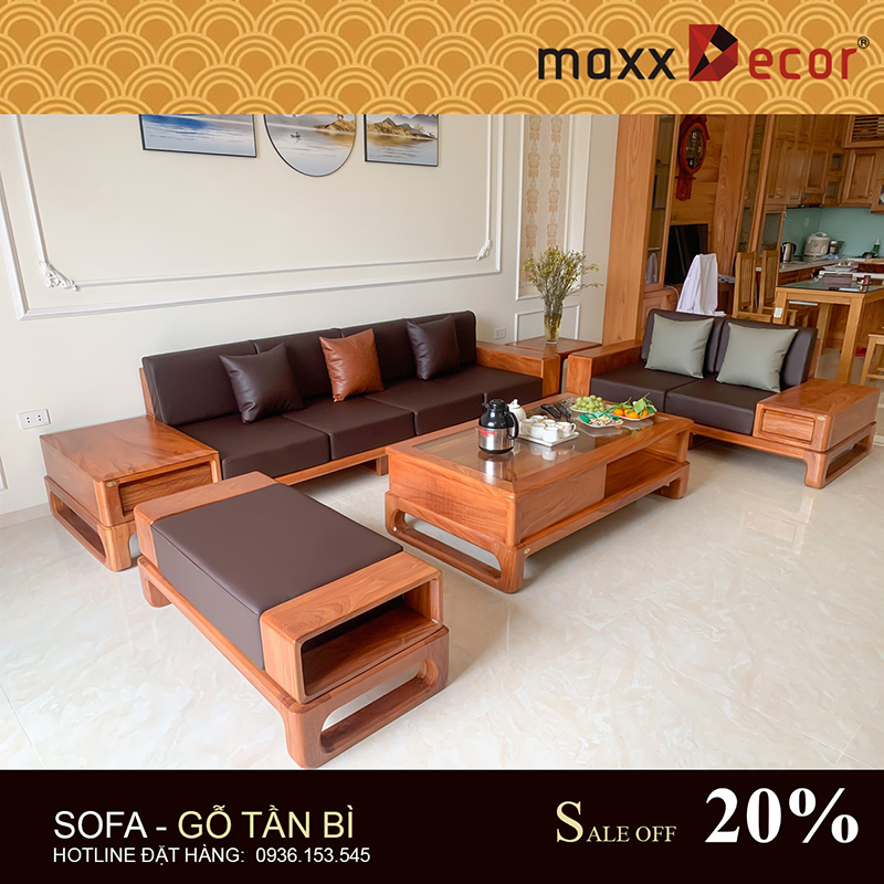 Mua sofa
gỗ dịp cuối năm khuyến mại lên đến 40%