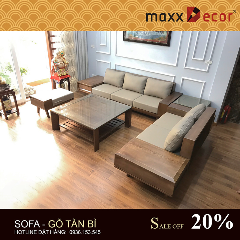 Mua sofa
gỗ dịp cuối năm khuyến mại lên đến 40%