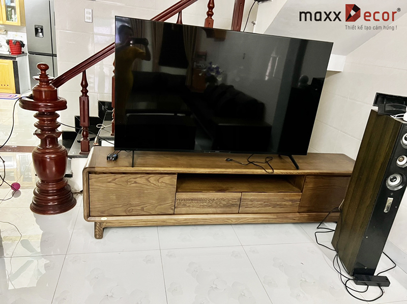Hoàn thiện nội thất phòng khách bàn giao tại Hải Dương