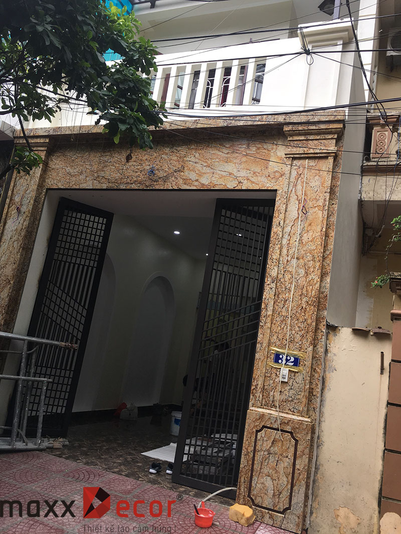 Thiết kế hoàn thiện nội thất phòng khách gỗ tự
nhiên