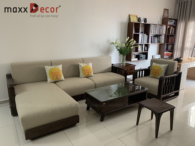 Mẫu sofa gỗ tự nhiên 2019