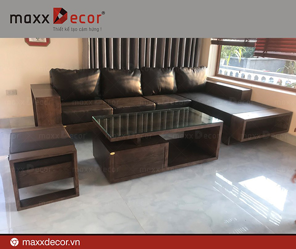 Mẫu sofa gỗ cao cấp nhất 2019