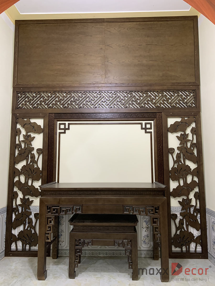 Nội thất phòng thờ đẹp linh thiêng