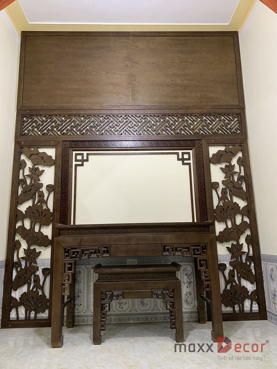 Nội thất phòng thờ đẹp linh thiêng