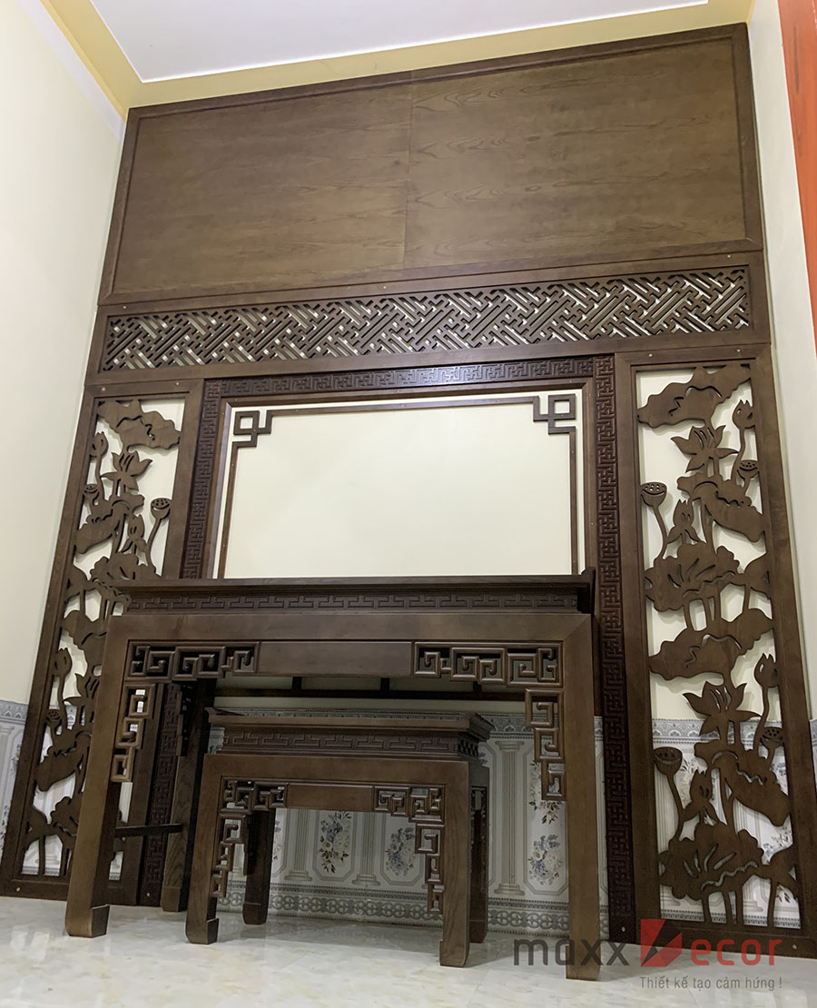 Nội thất phòng thờ đẹp linh thiêng