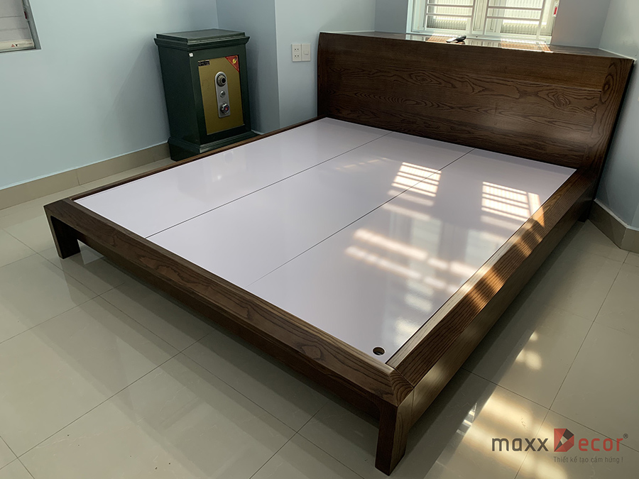 Bàn giao nội thất sofa - giường ngủ gỗ tự nhiên tại nhà khách Hải Phòng