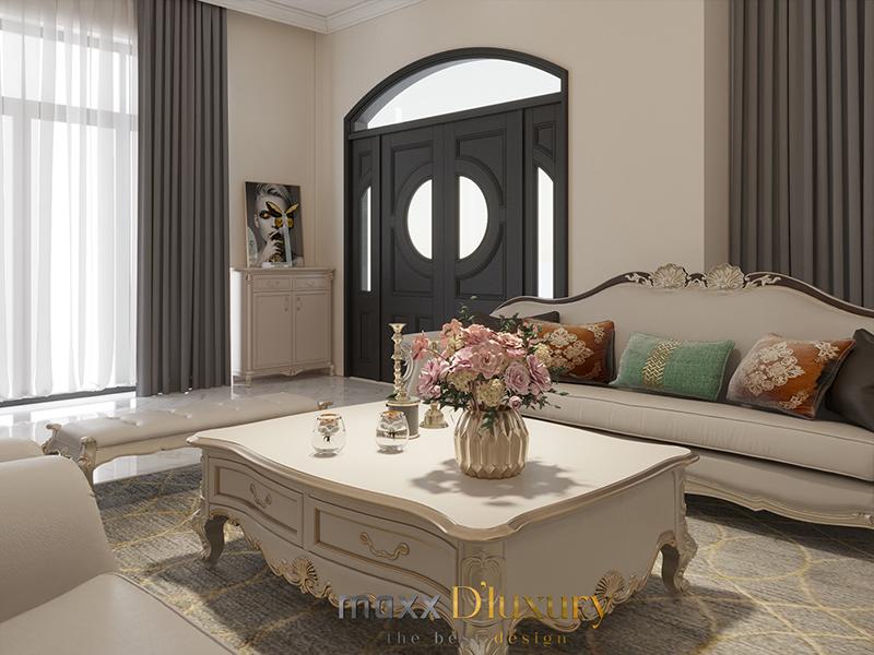 Nội thất tân cổ điển căn penhouse tại Vinhome Star City