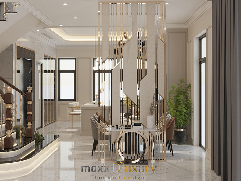 Nội thất tân cổ điển căn penhouse tại Vinhome Star City
