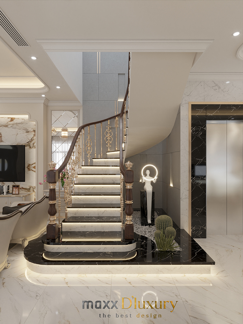 Nội thất tân cổ điển căn penhouse tại Vinhome Star City